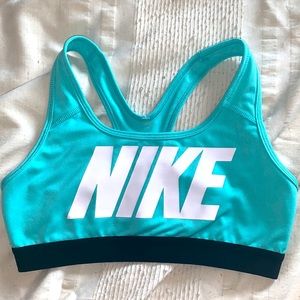 Brand new blue Nike sports bra size small